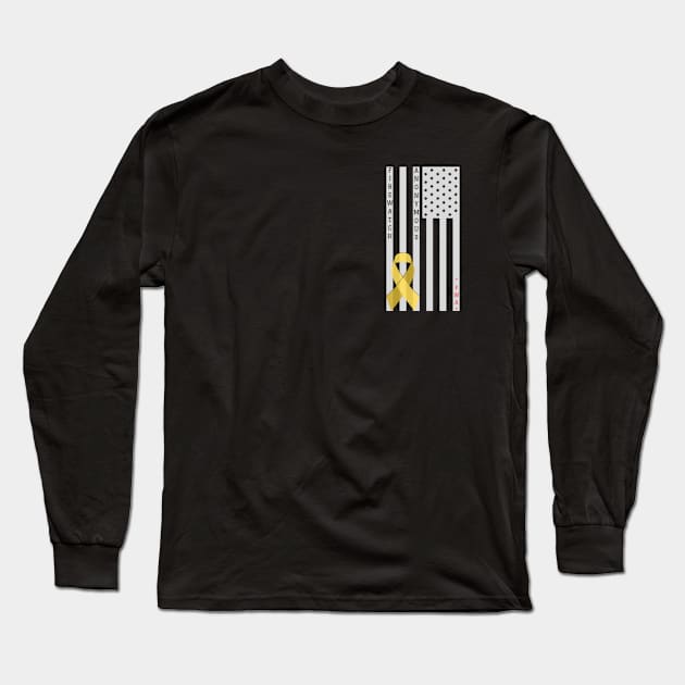 FWA Vertical Front Long Sleeve T-Shirt by Legiers Woodshop 